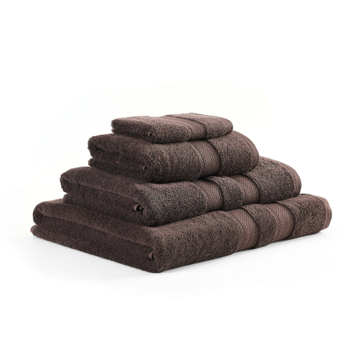 Dusklia - Super Soft Bamboo Cotton Blend Towel Collection - Chocolate