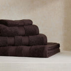 Dusklia - Super Soft Bamboo Cotton Blend Towel Collection - Chocolate