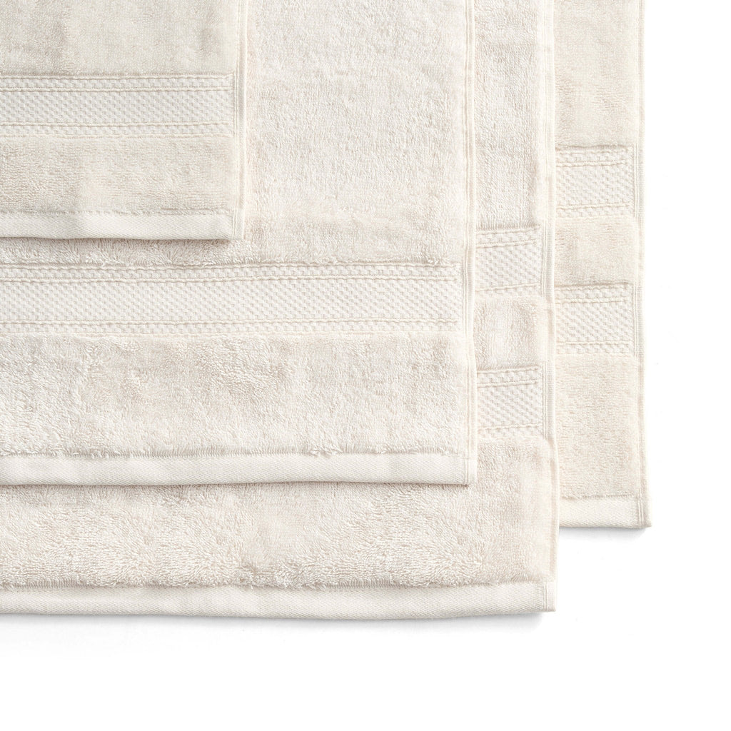 Dusklia - Super Soft Bamboo Cotton Blend Towel Collection - Vanilla