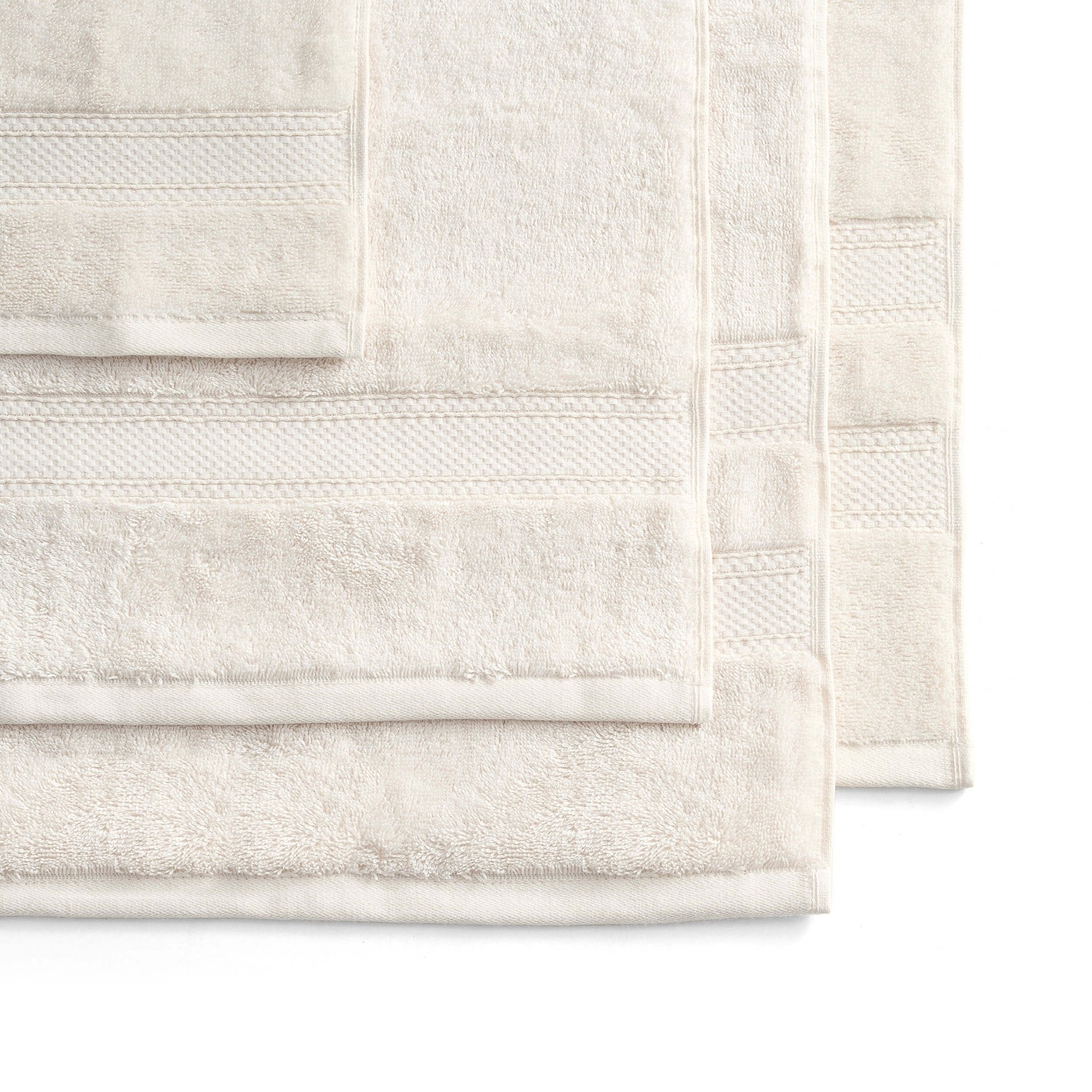 Dusklia - Super Soft Bamboo Cotton Blend Towel Collection - Vanilla