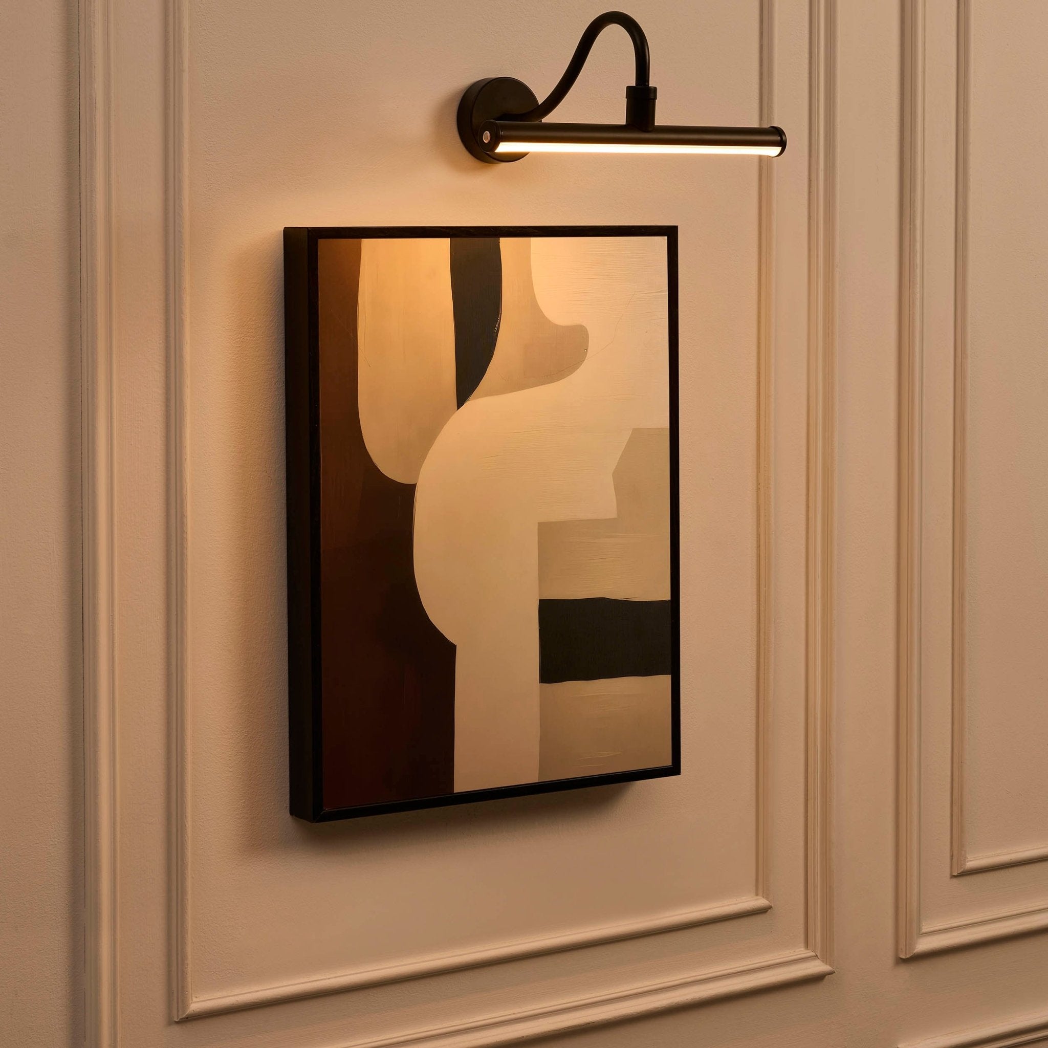 Dusklia - Bar LED Rechargeable Wall Light - Black