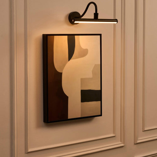 Dusklia - Bar LED Rechargeable Wall Light - Black