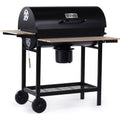 Barbecue Américain Charbon de Bois REVO Granada – Grande Surface de Cuisson – Fumoir