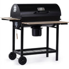 Barbecue Américain Charbon de Bois REVO Granada – Grande Surface de Cuisson – Fumoir