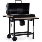 Barbecue Américain Charbon de Bois REVO Granada – Grande Surface de Cuisson – Fumoir