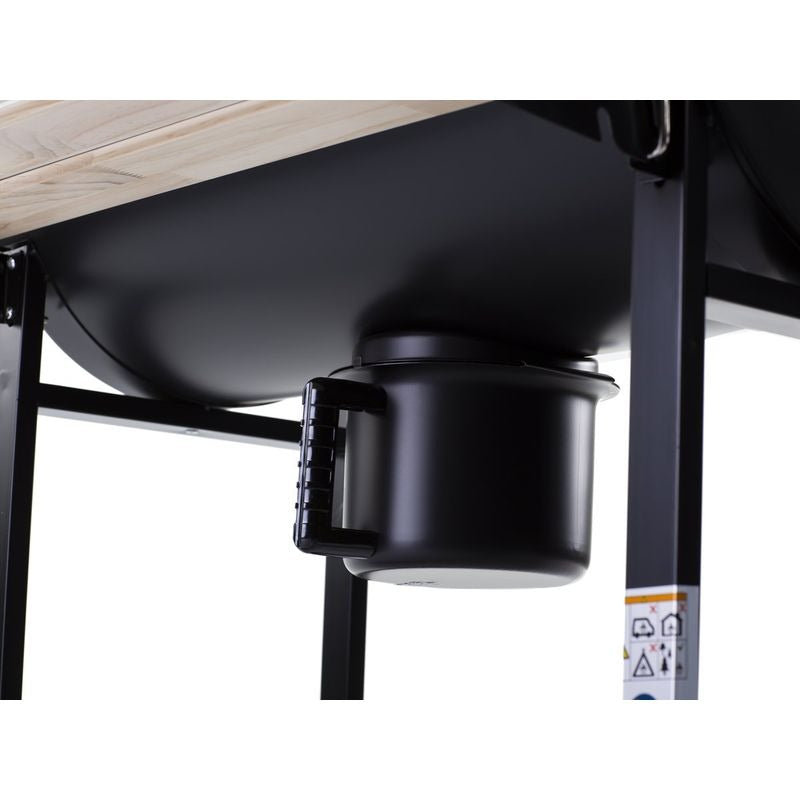 Barbecue Américain Charbon de Bois REVO Granada – Grande Surface de Cuisson – Fumoir