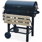 Barbecue Américain Charbon de Bois REVO Malaga – Fumoir avec Thermomètre