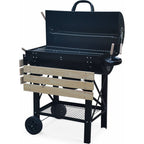 Barbecue Américain Charbon de Bois REVO Malaga – Fumoir avec Thermomètre