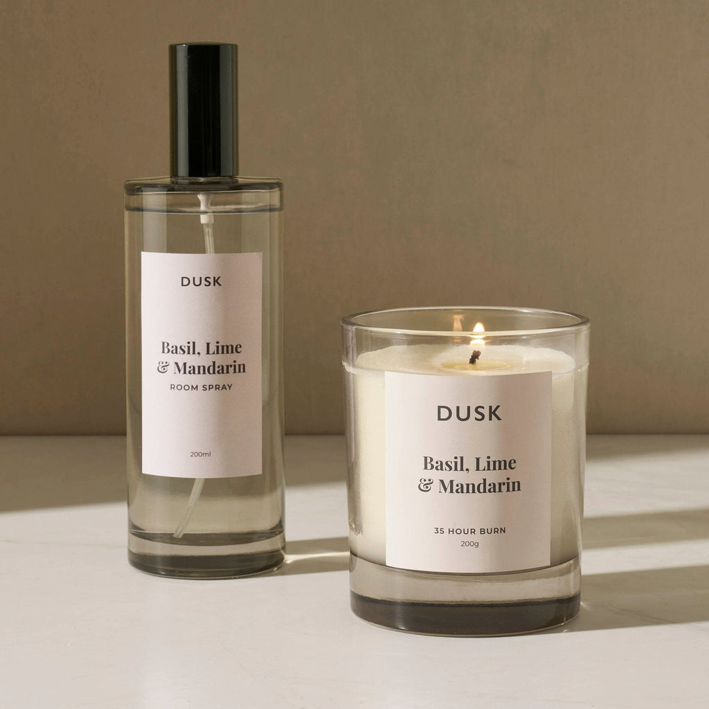 Dusklia - Basil, Lime and Mandarin Fragrance Range - Pack of 2