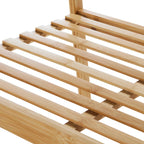 Dusklia - Becky Bamboo Clothes Rail - Light Wood