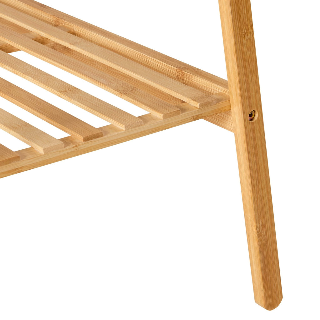 Dusklia - Becky Bamboo Clothes Rail - Light Wood