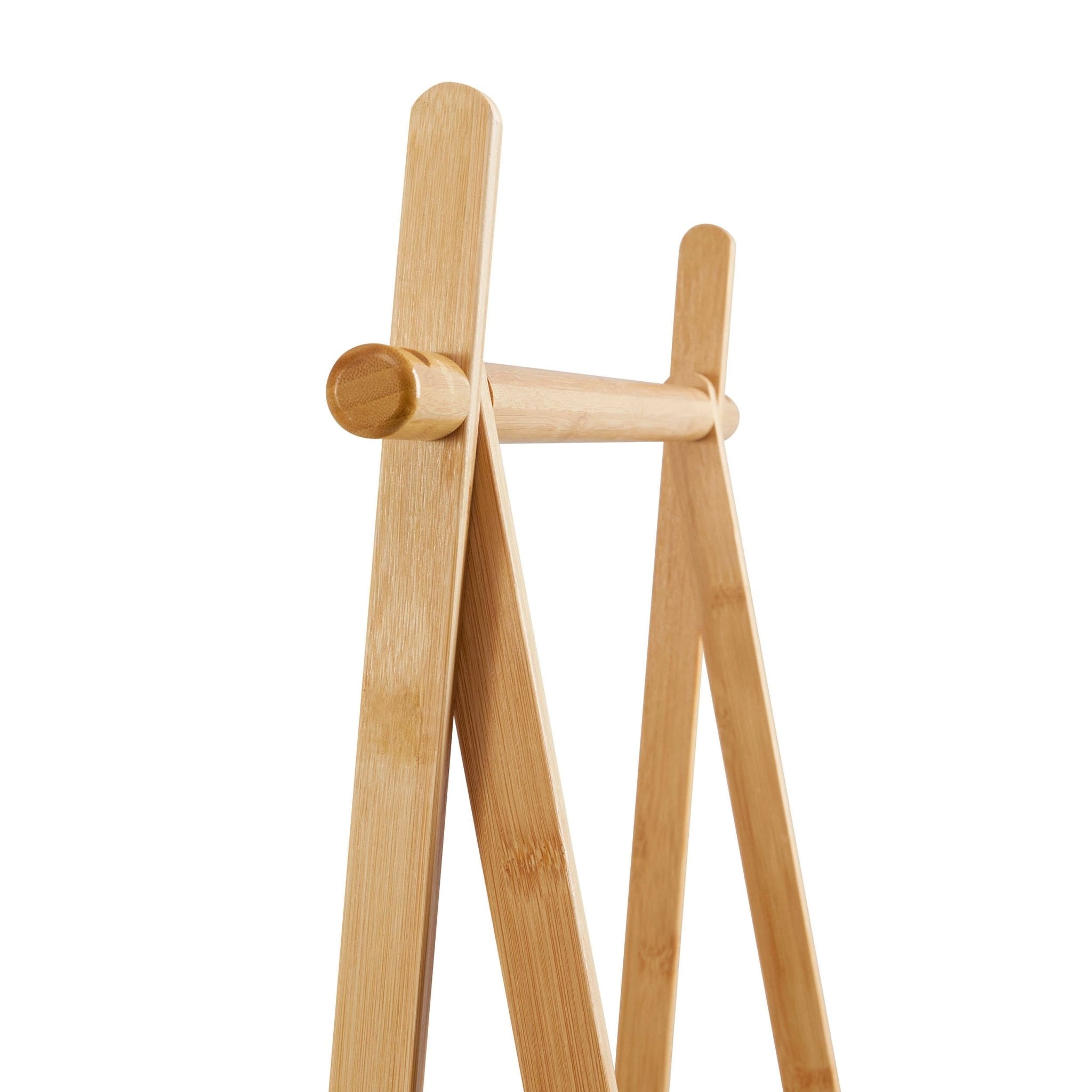 Dusklia - Becky Bamboo Clothes Rail - Light Wood