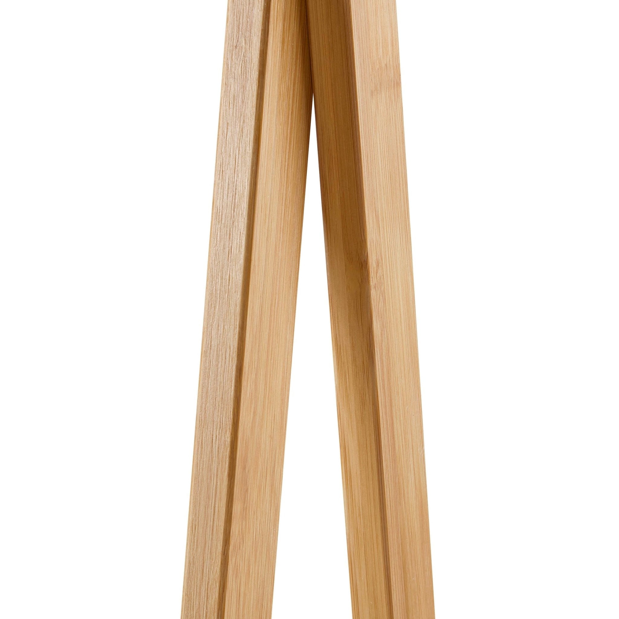 Dusklia - Becky Bamboo Clothes Rail - Light Wood