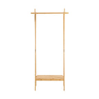 Dusklia - Becky Bamboo Clothes Rail - Light Wood