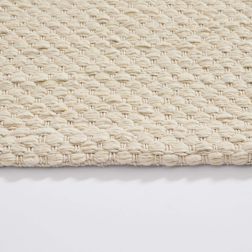 Dusklia - Benji Handwoven Loop Rug - Ivory