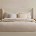 Dusklia - Berkeley Ottoman Storage Bed - Chenille Ecru