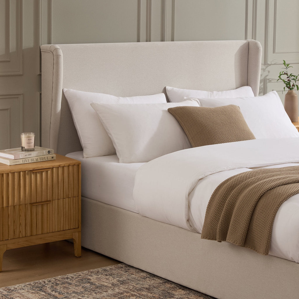 Dusklia - Berkeley Ottoman Storage Bed - Natural