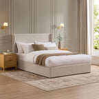 Dusklia - Berkeley Ottoman Storage Bed - Natural