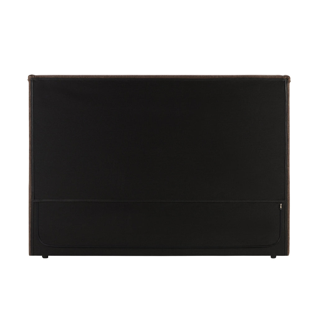 Dusklia - Berkeley Ottoman Storage Bed - Textured Cappuccino
