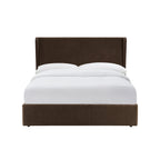 Dusklia - Berkeley Ottoman Storage Bed - Textured Cappuccino