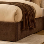 Dusklia - Berkeley Ottoman Storage Bed - Textured Cappuccino