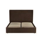 Dusklia - Berkeley Ottoman Storage Bed - Textured Cappuccino