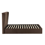Dusklia - Berkeley Ottoman Storage Bed - Textured Cappuccino