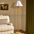 Dusklia - Betsy Pine Wood Floor Lamp - Natural