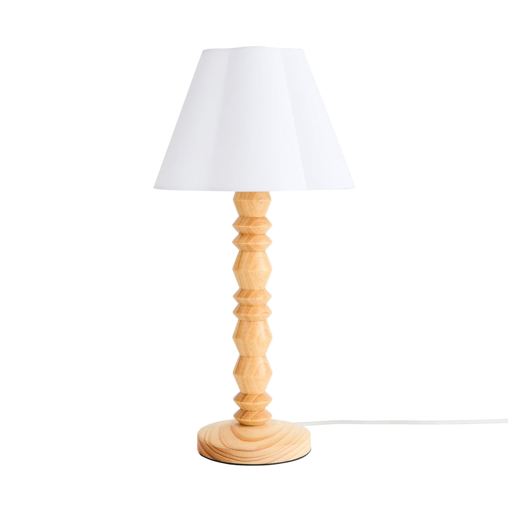 Dusklia - Betsy Pine Wood Table Lamp - Natural