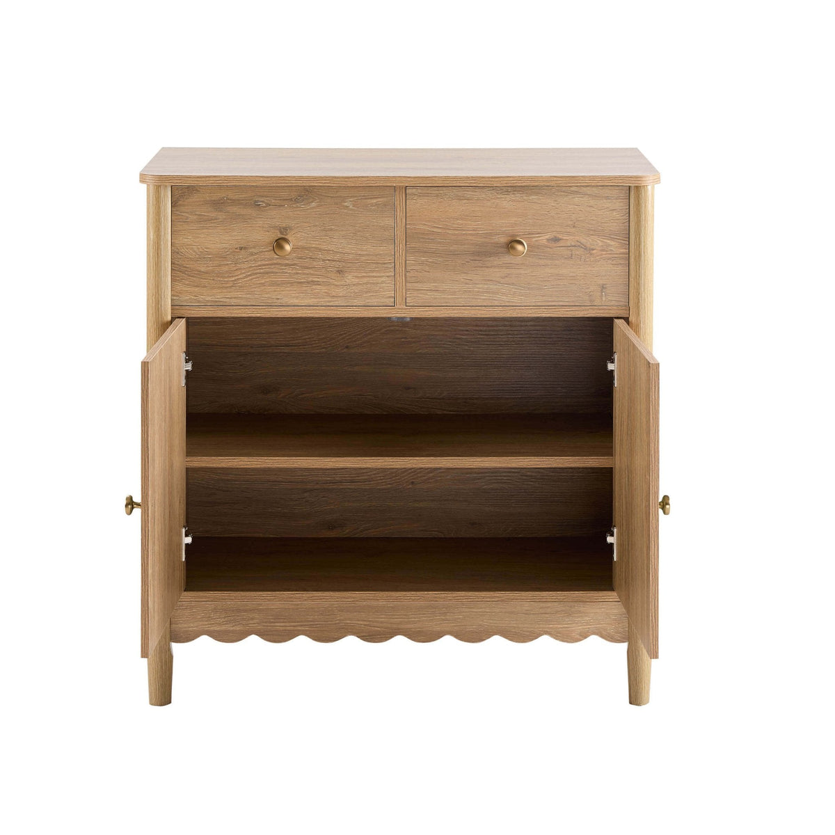 Dusklia - Betty 2 Door Sideboard with Drawers - Light Wood