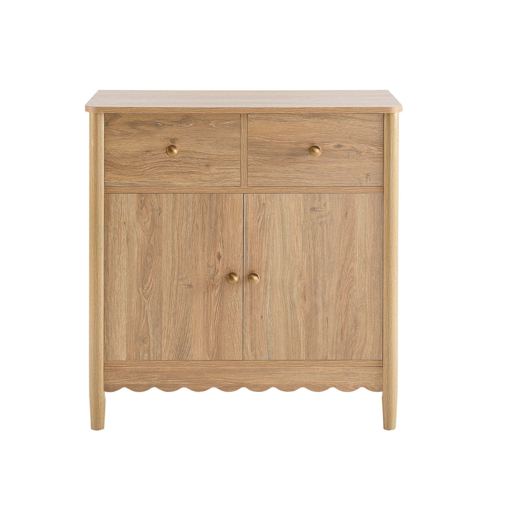 Dusklia - Betty 2 Door Sideboard with Drawers - Light Wood