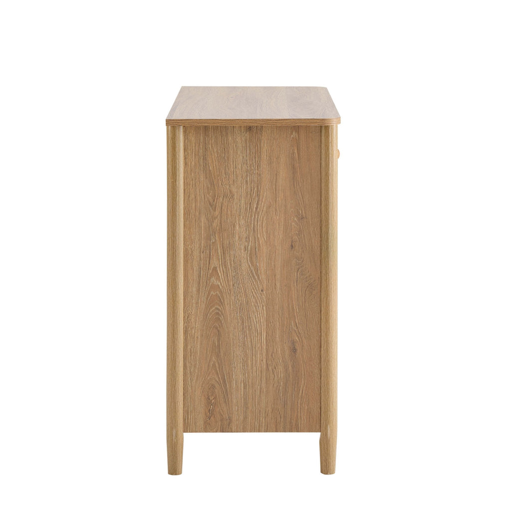 Dusklia - Betty 2 Door Sideboard with Drawers - Light Wood