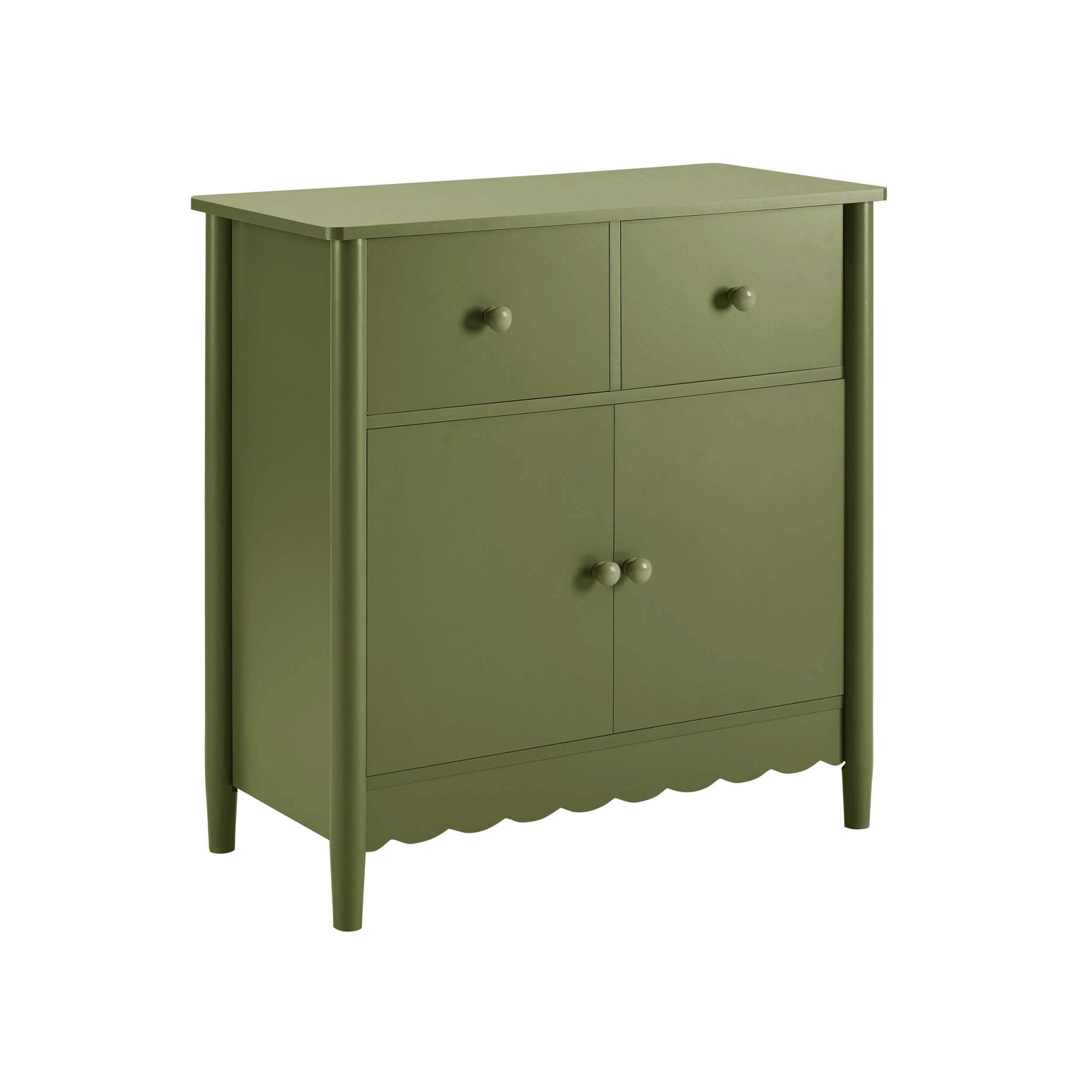 Dusklia - Betty 2 Door Sideboard with Drawers - Olive