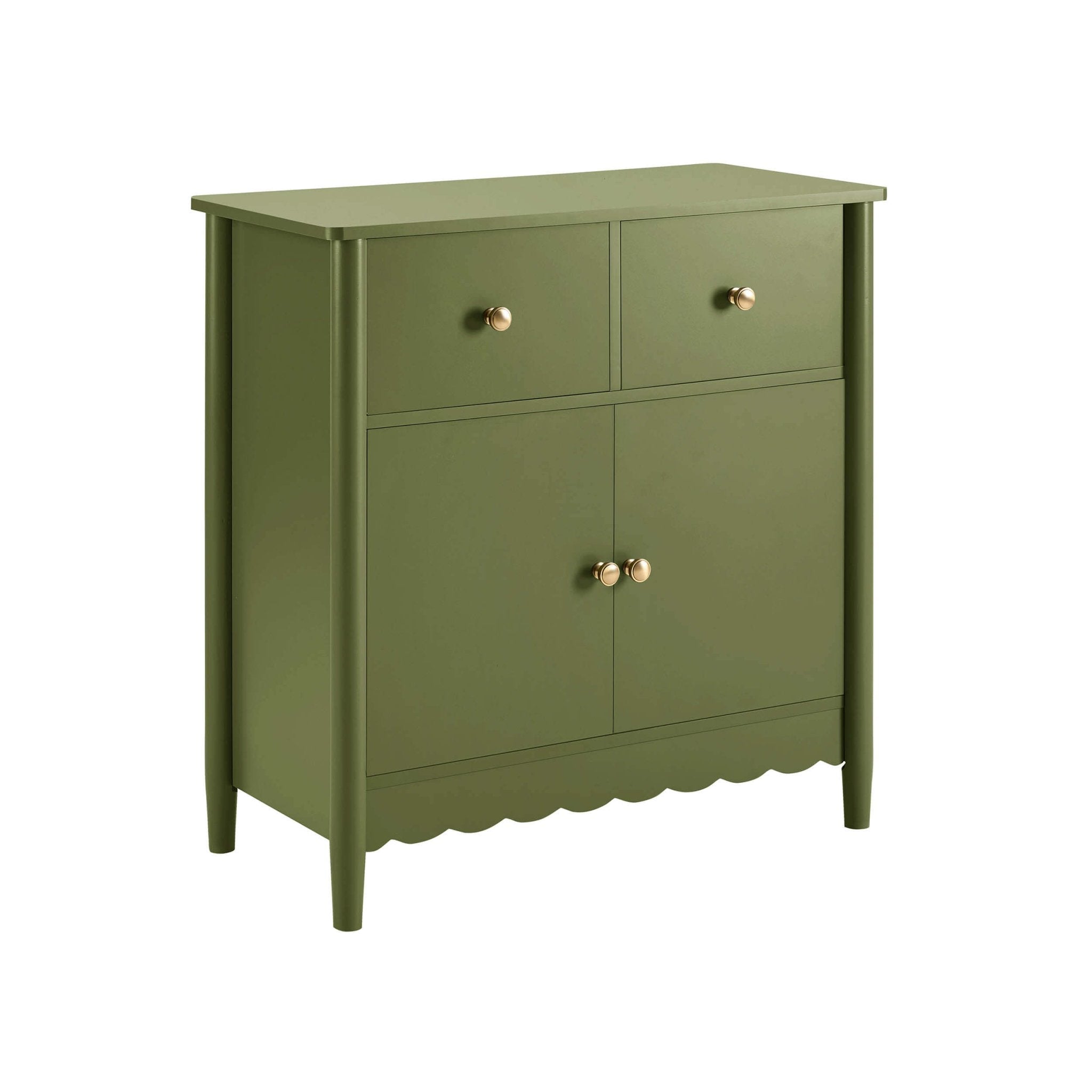 Dusklia - Betty 2 Door Sideboard with Drawers - Olive