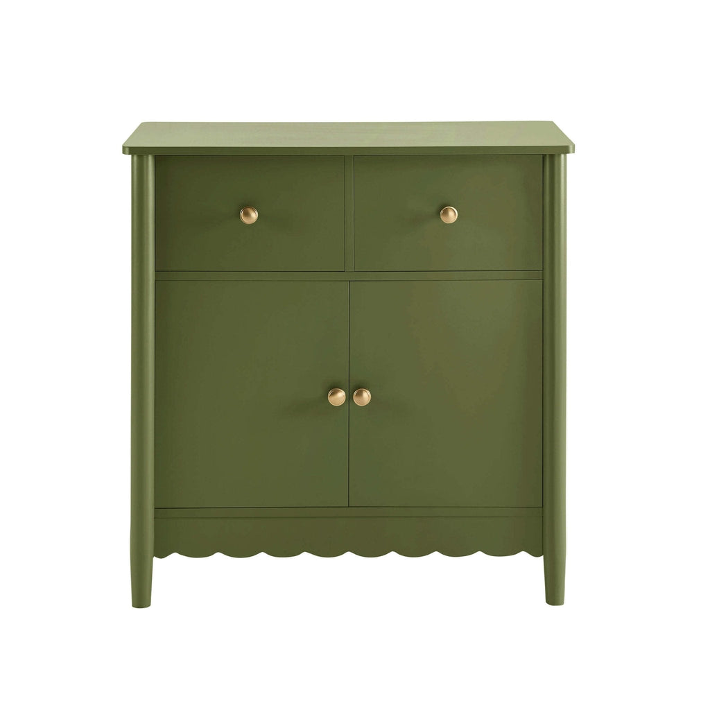 Dusklia - Betty 2 Door Sideboard with Drawers - Olive