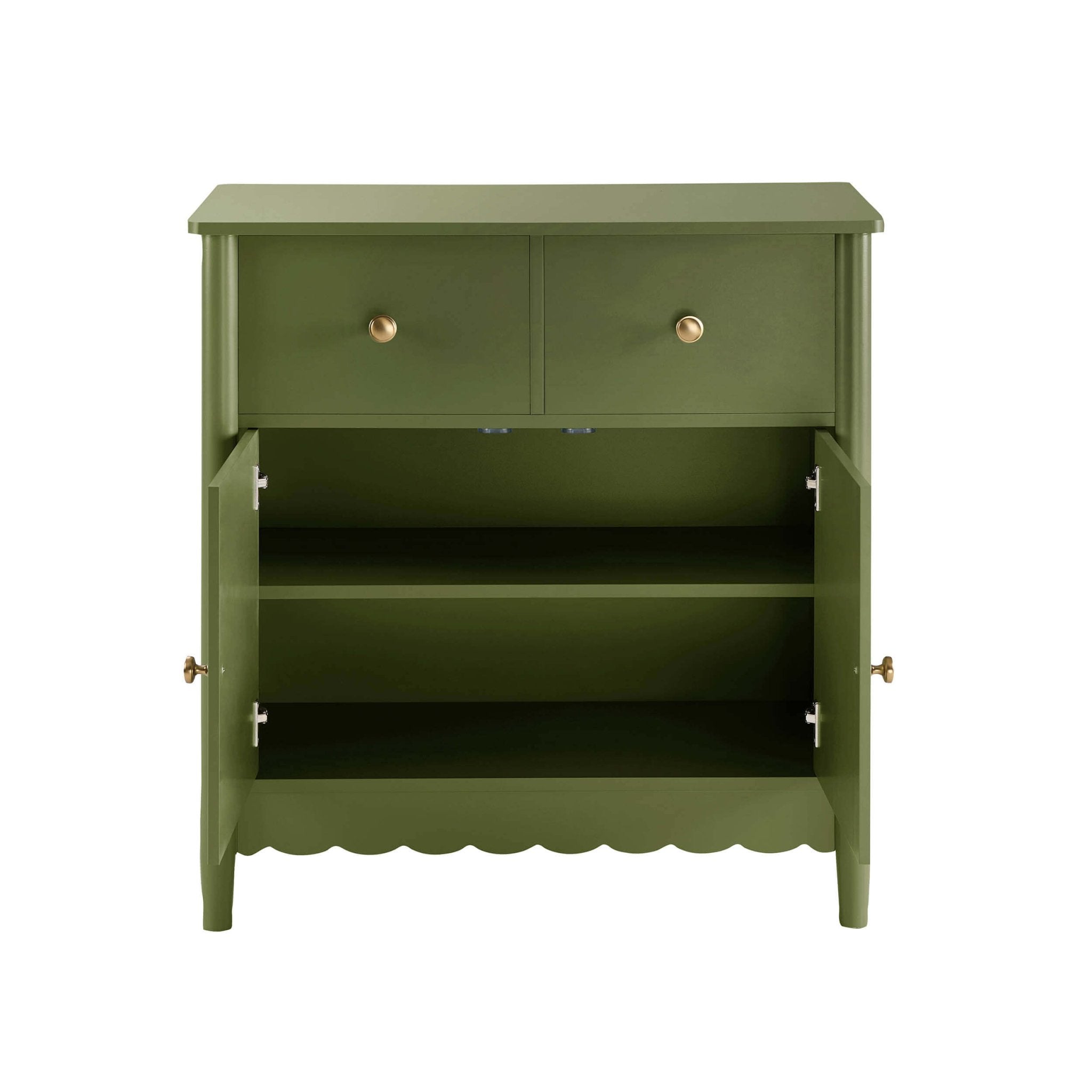 Dusklia - Betty 2 Door Sideboard with Drawers - Olive