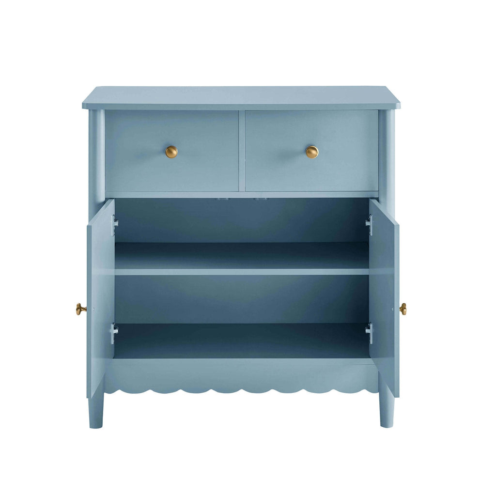Dusklia - Betty 2 Door Sideboard with Drawers - Sky Blue