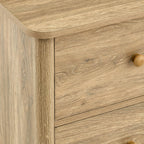 Dusklia - Betty 2 Drawer Bedside Table - Light Wood