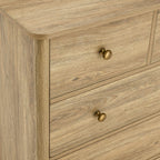 Dusklia - Betty 5 Drawer Chest - Light Wood