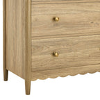 Dusklia - Betty 5 Drawer Chest - Light Wood