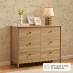 Dusklia - Betty 6 Drawer Chest - Light Wood