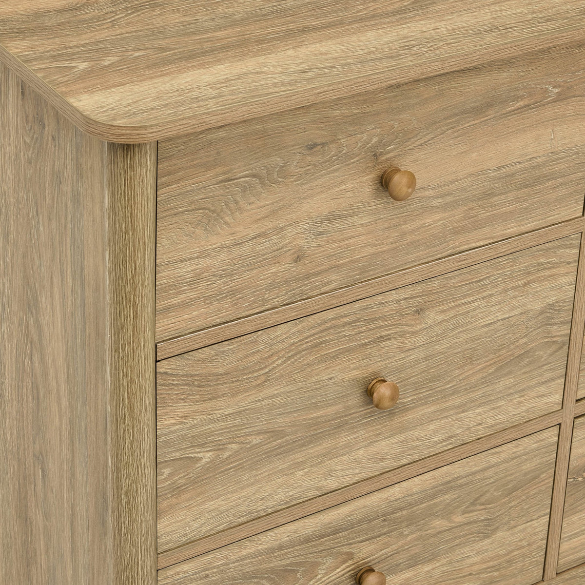 Dusklia - Betty 6 Drawer Chest - Light Wood