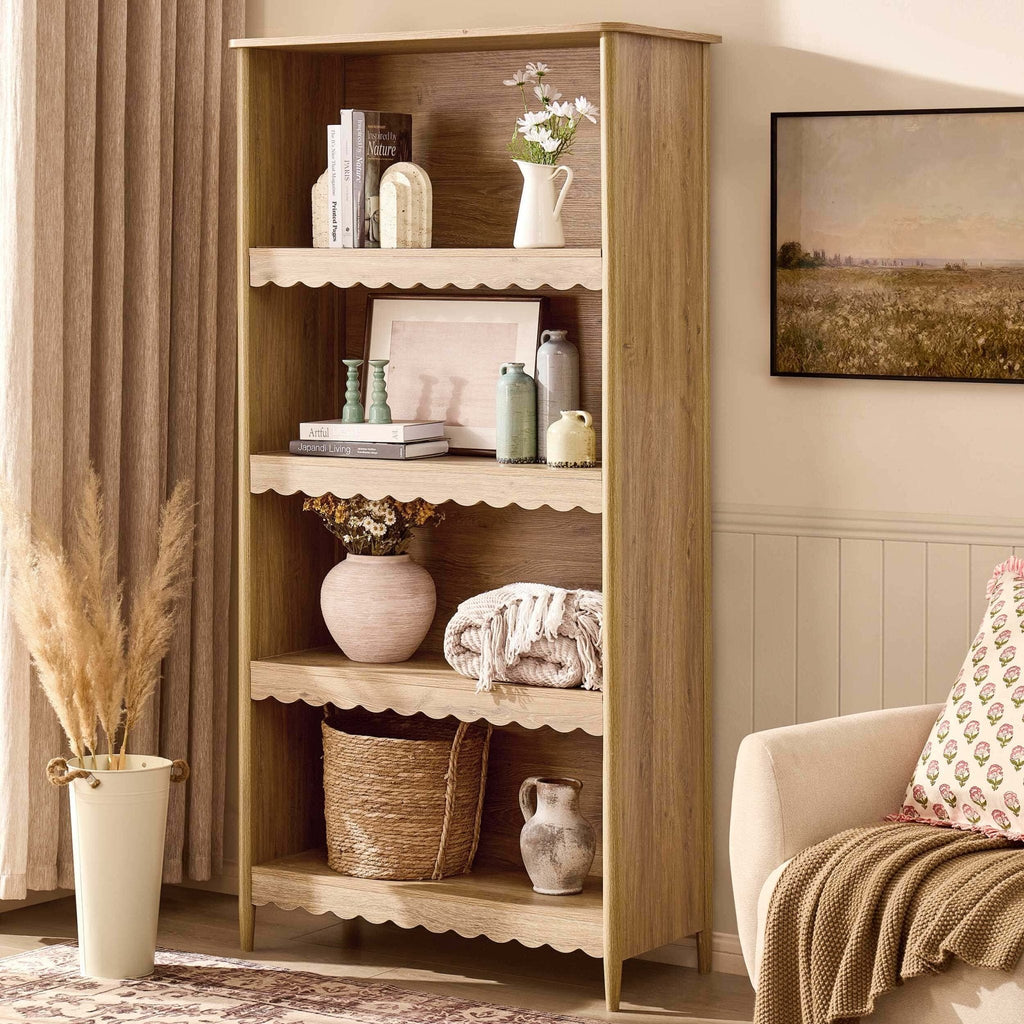 Dusklia - Betty Bookshelf - Light Wood