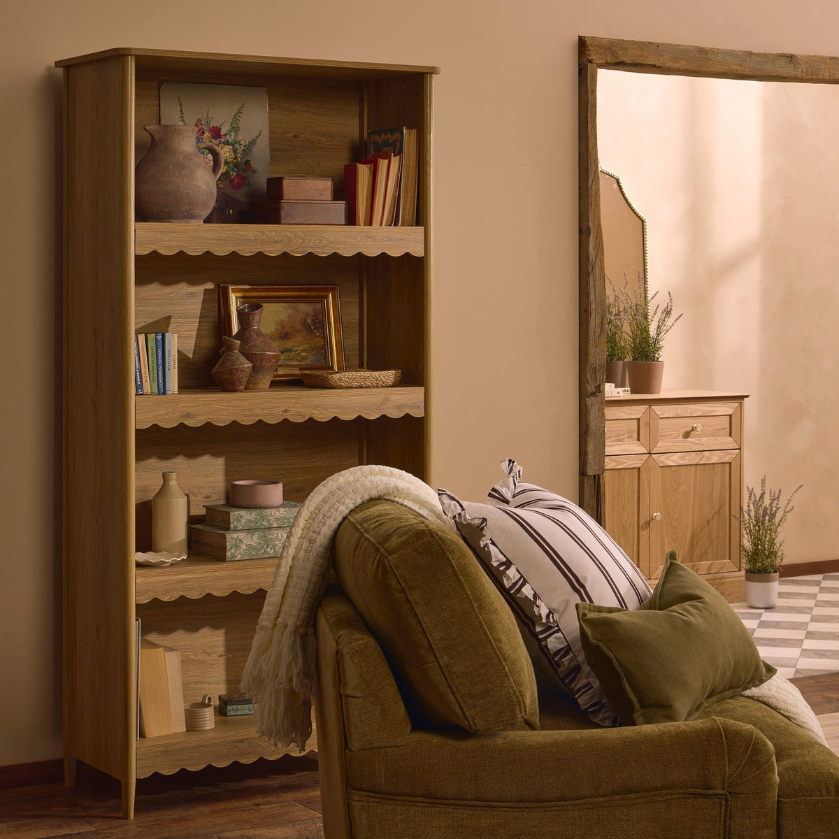 Dusklia - Betty Bookshelf - Light Wood