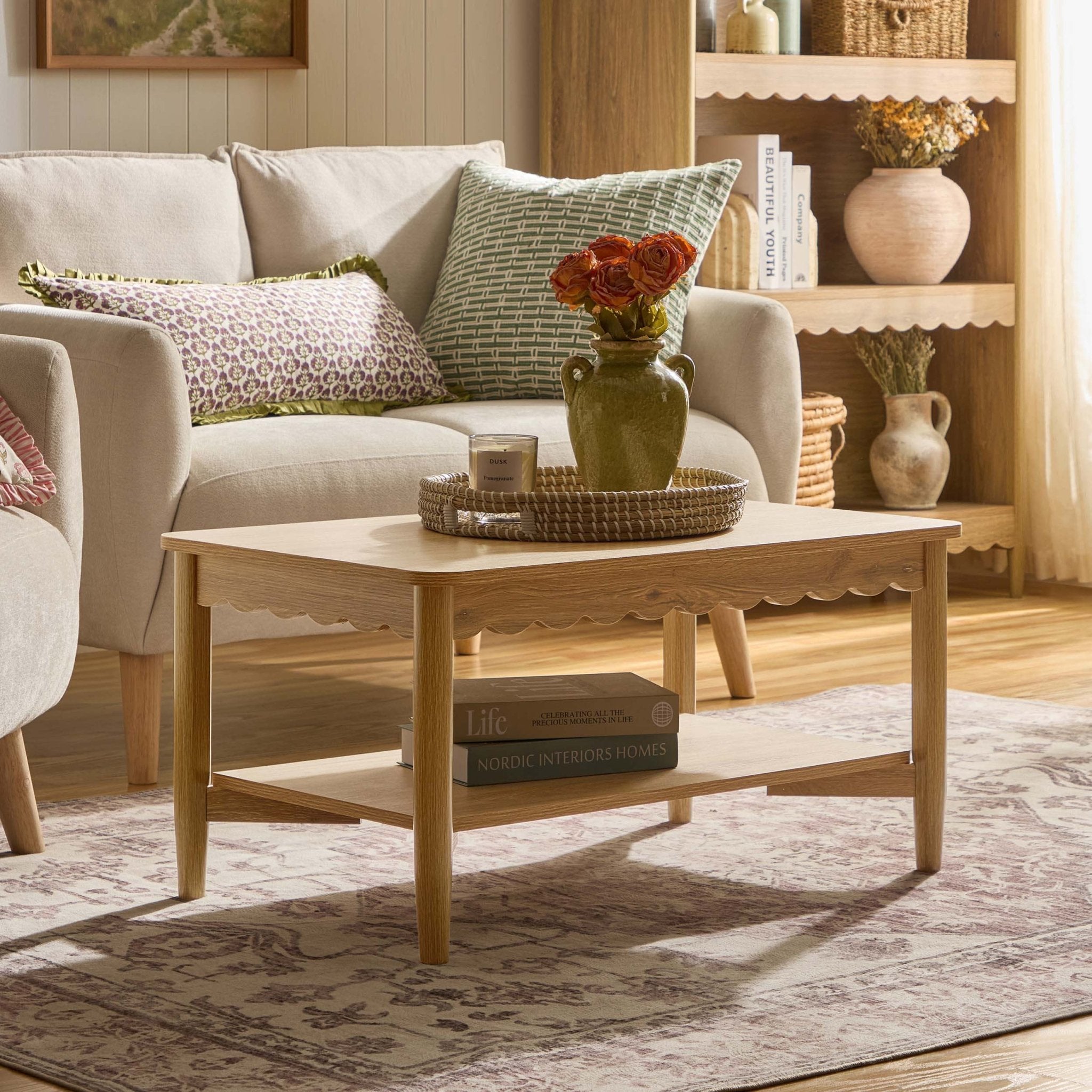 Dusklia - Betty Coffee Table - Light Wood