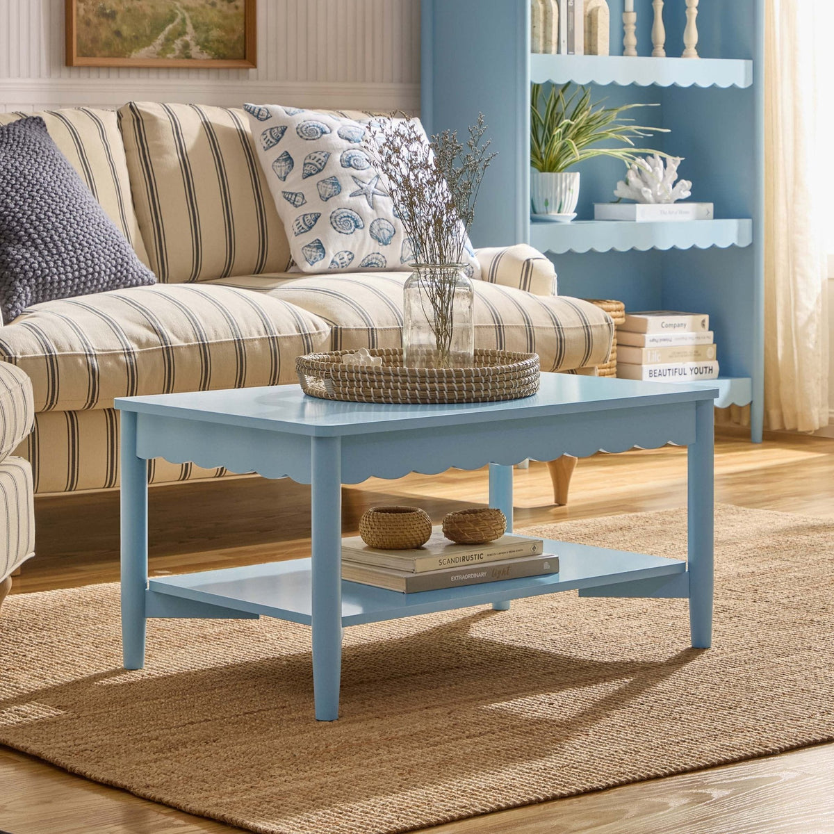 Dusklia - Betty Coffee Table - Sky Blue