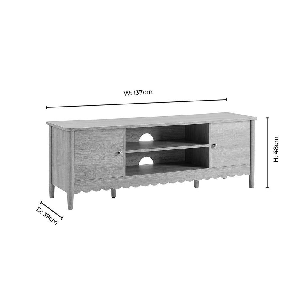 Dusklia - Betty Tv Unit for TVs up to 60 - Olive