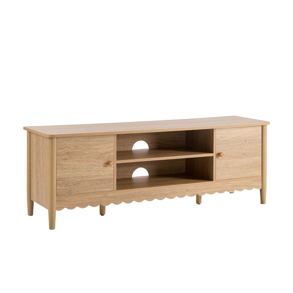 Dusklia - Betty Tv Unit for TVs up to 60 - Light Wood
