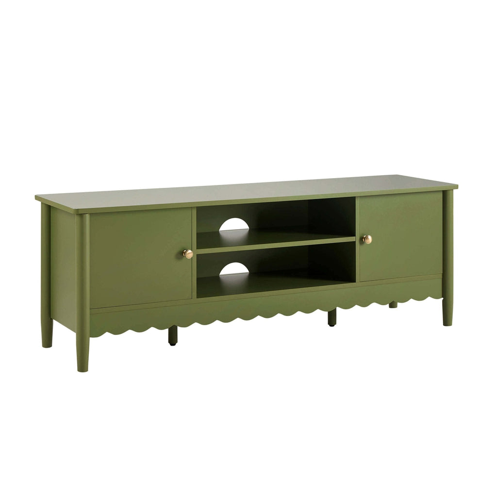 Dusklia - Betty Tv Unit for TVs up to 60 - Olive