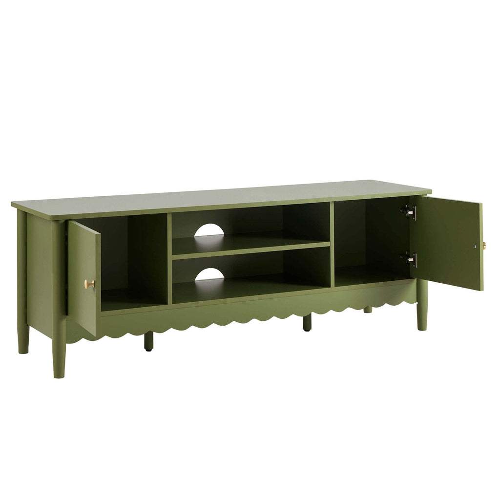 Dusklia - Betty Tv Unit for TVs up to 60 - Olive
